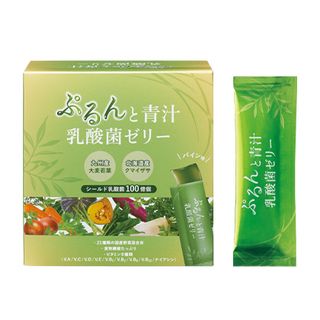 ぷるんと青汁乳酸菌ゼリー 15g×30本の画像 1枚目