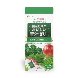 国産野菜のおいしい青汁ゼリー 7本入り  株式会社ファインのサムネイル画像 1枚目