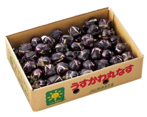 うす皮丸なす（2kg）　の画像