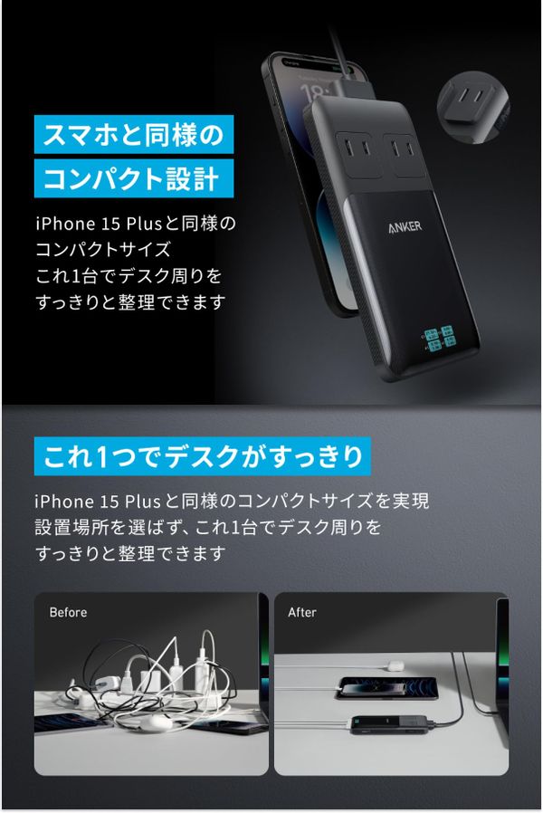 Anker Prime Charging Station (6-in-1, 140W) Anker (アンカー)のサムネイル画像 3枚目