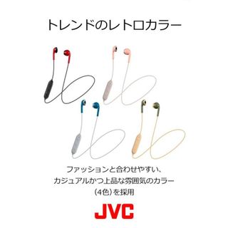 Bluetooth対応ワイヤレスイヤホン　HA-FX28W JVCケンウッドのサムネイル画像 3枚目