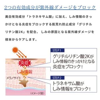 トランシーノ  薬用ホワイトニングリペアクリームEX 第一三共ヘルスケアのサムネイル画像 2枚目