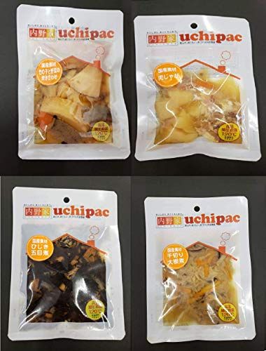 内野家 uchipac 人気和惣菜セット（４種類×2個） 有限会社ウチノ　内野屋のサムネイル画像 3枚目