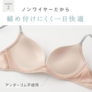 【mochibra（まる胸）】ノンワイヤーブラジャー GUNZE（グンゼ）のサムネイル画像 4枚目