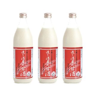 造り酒屋の甘酒（3本入り）の画像 1枚目