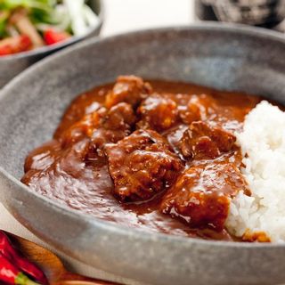 サイコロ ステーキ ビーフ カレーの画像 1枚目