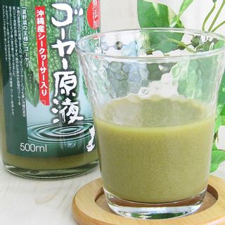 ゴーヤー原液 沖縄産シークヮーサー入り（ 500ml） 株式会社名護パイナップルワイナリーのサムネイル画像 1枚目