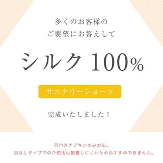 シルク100%サニタリーショーツの画像 2枚目