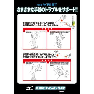 サポーター（手首用／左右兼用／1枚入り） 美津濃株式会社のサムネイル画像 4枚目