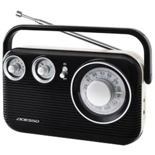 レトロAM/FMラジオ RA-601 BK アデッソ株式会社 のサムネイル画像 1枚目