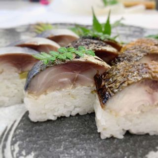 わさび葉 鯖棒寿司3種食べ比べ（各8切） うめもりのサムネイル画像 2枚目