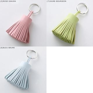 カルメン レディース アミョーミロ レザー バッグチャーム タッセル キーホルダーの画像 2枚目