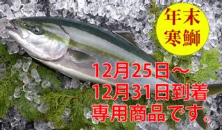 天然寒ブリ（6kg前後） おぎはら鮮魚店のサムネイル画像 1枚目