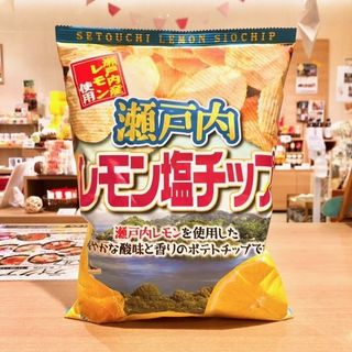 瀬戸内レモン塩チップ　120g マルシン岡山のサムネイル画像 1枚目