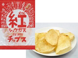 大阪紅ショウガ天ポテトチップス　100gの画像 1枚目