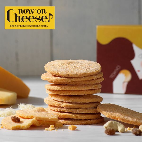 チーズクッキー ゴーダチーズ＆チェダーチーズ（12枚入） Now On Cheese（ナウオンチーズ）のサムネイル画像 1枚目