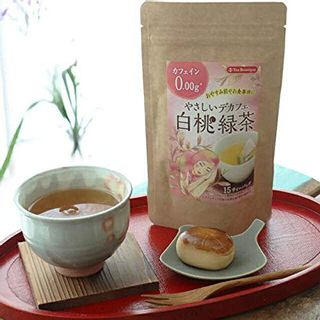 やさしいデカフェ白桃緑茶 18g 世界のお茶の専門店 Tea Boutique（ティーブティック）のサムネイル画像 2枚目