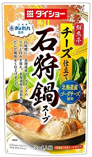 北海道ぎょれん監修　鮮魚亭　チーズ仕立て　石狩鍋スープの画像