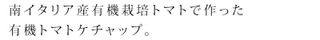 ジロロモーニ 有機トマトケチャップの画像 2枚目