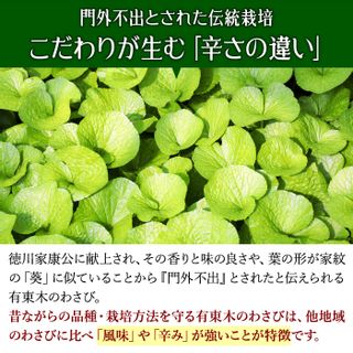 本わさび中サイズ3本＆さめ吉（ミニ）セット マルマサ山葵農園のサムネイル画像 4枚目