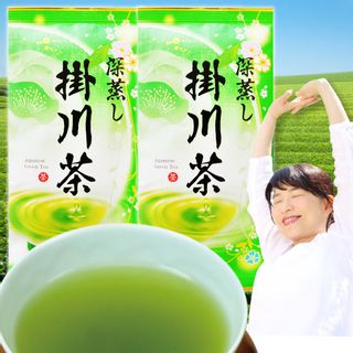 深蒸し掛川茶 100gの画像 1枚目