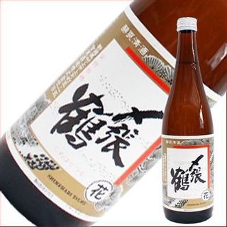 〆張鶴 花 普通酒 720ml 宮尾酒造のサムネイル画像 1枚目