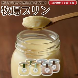 ぷりん6個セット(カスタード/チョコ) なかほら牧場のサムネイル画像 1枚目