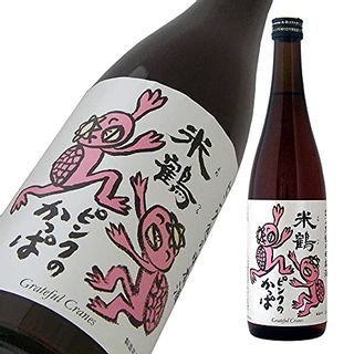 米鶴 純米酒 ピンクのかっぱの画像 1枚目