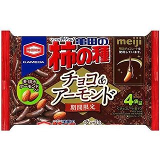 亀田の柿の種チョコ＆アーモンド 亀田製菓のサムネイル画像