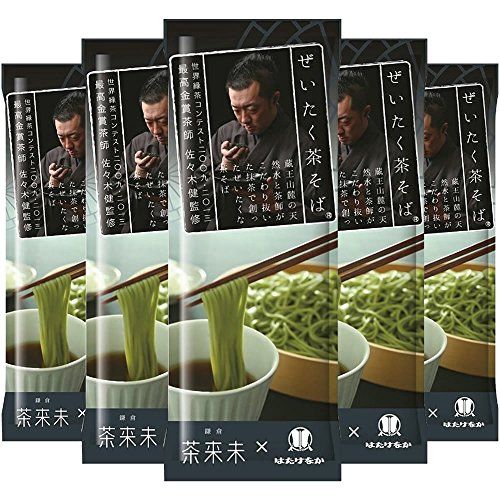 ぜいたく茶そば　5袋セットの画像