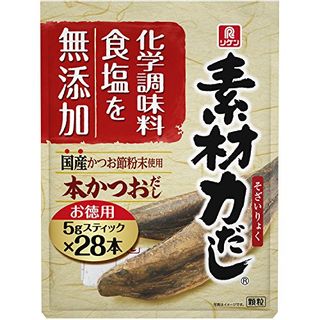 素材力だし本かつおだし　お徳用5g 28本 理研ビタミン株式会社のサムネイル画像