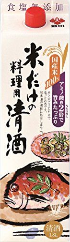 米だけの料理用清酒　1800ml の画像