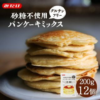 砂糖不使用グルテンフリーパンケーキミックスの画像 1枚目