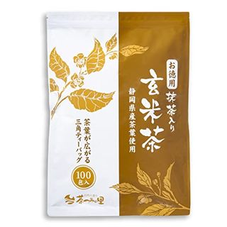 抹茶入玄米茶ティーバッグ　100個入り 茶つみの里のサムネイル画像 1枚目