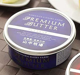 山中牧場　プレミアムバター（青色　200ｇ　缶タイプ） 山中牧場のサムネイル画像