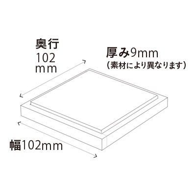 アンティーク風タイルコースターイメージ画像