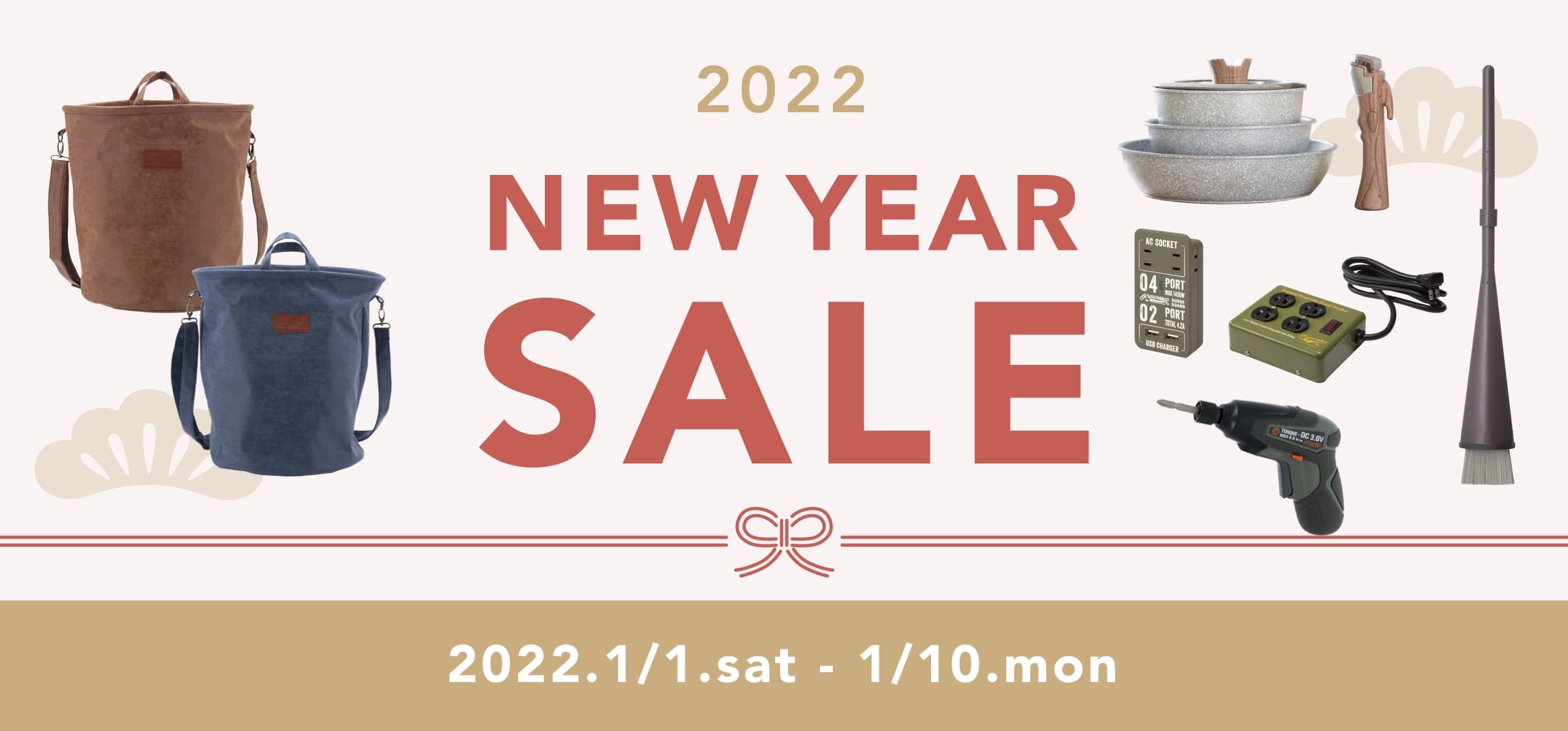 2022年初売り NEW YEAR SALE 2022店舗内風景