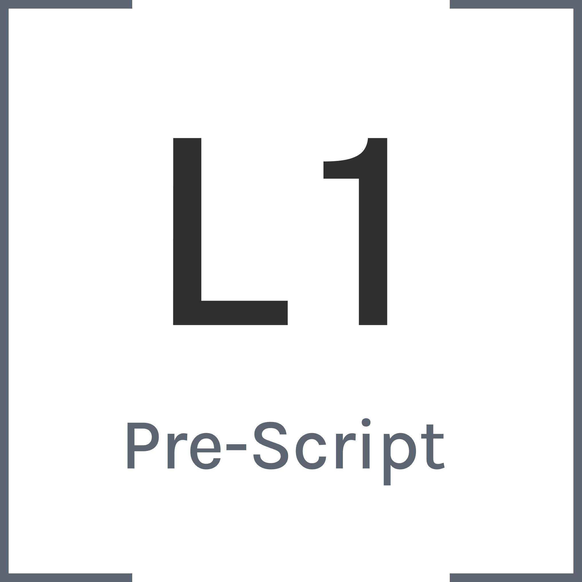 Level 1  Pre-Script® Courses