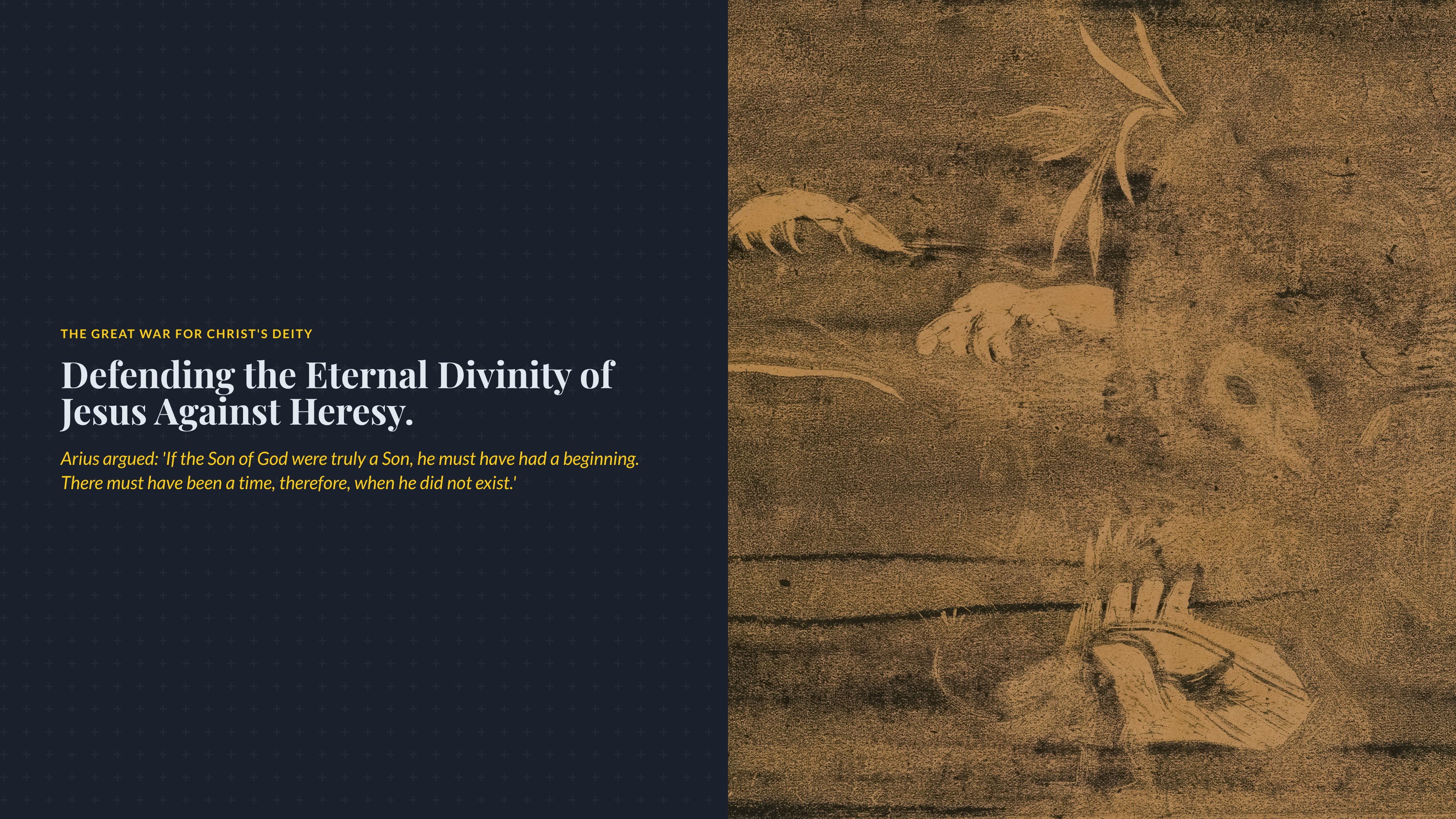 Contending for Orthodoxy: The Deity of Christ sermon presentation slides - Slide 5