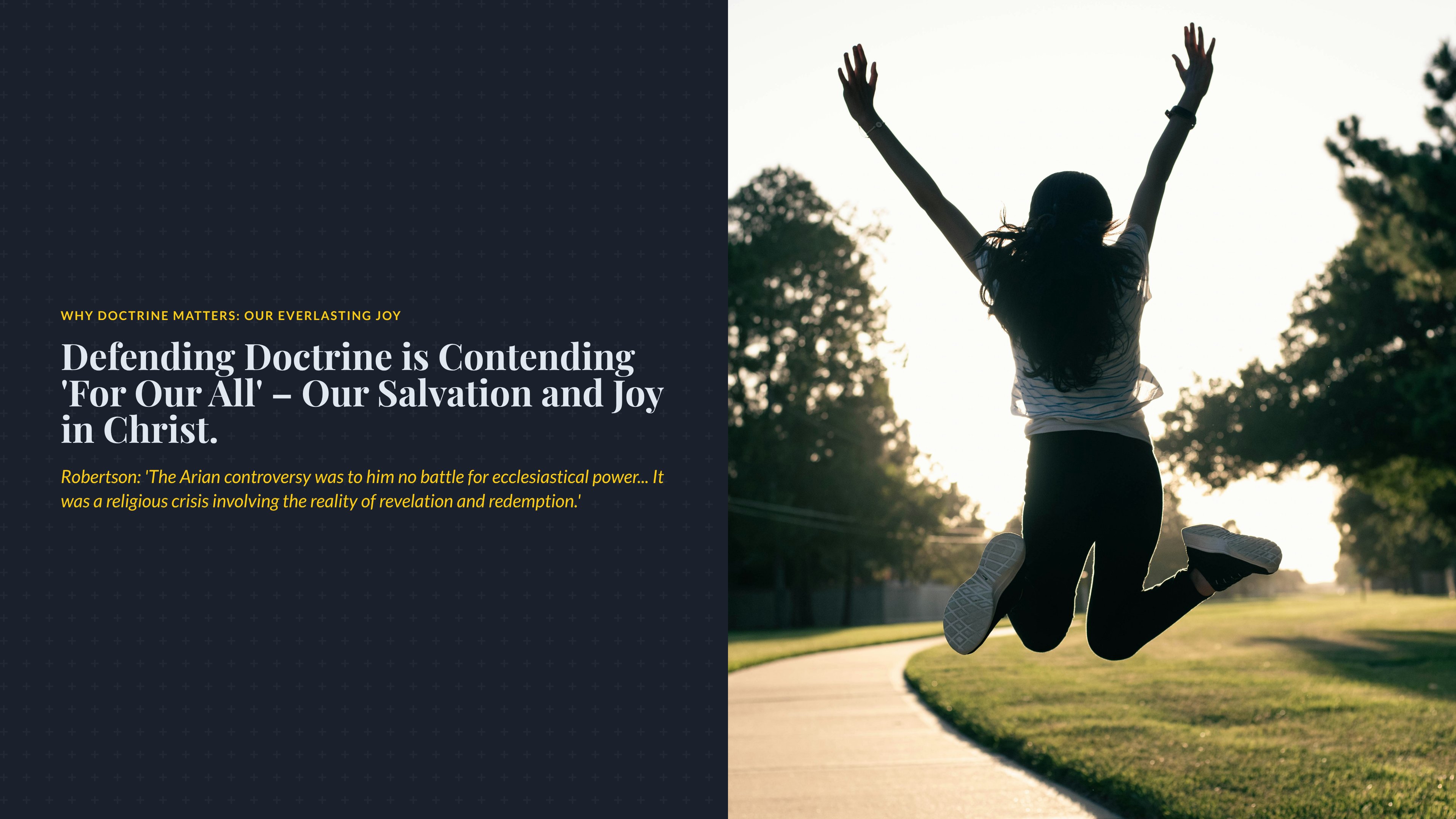 Contending for Orthodoxy: The Deity of Christ sermon presentation slides - Slide 9