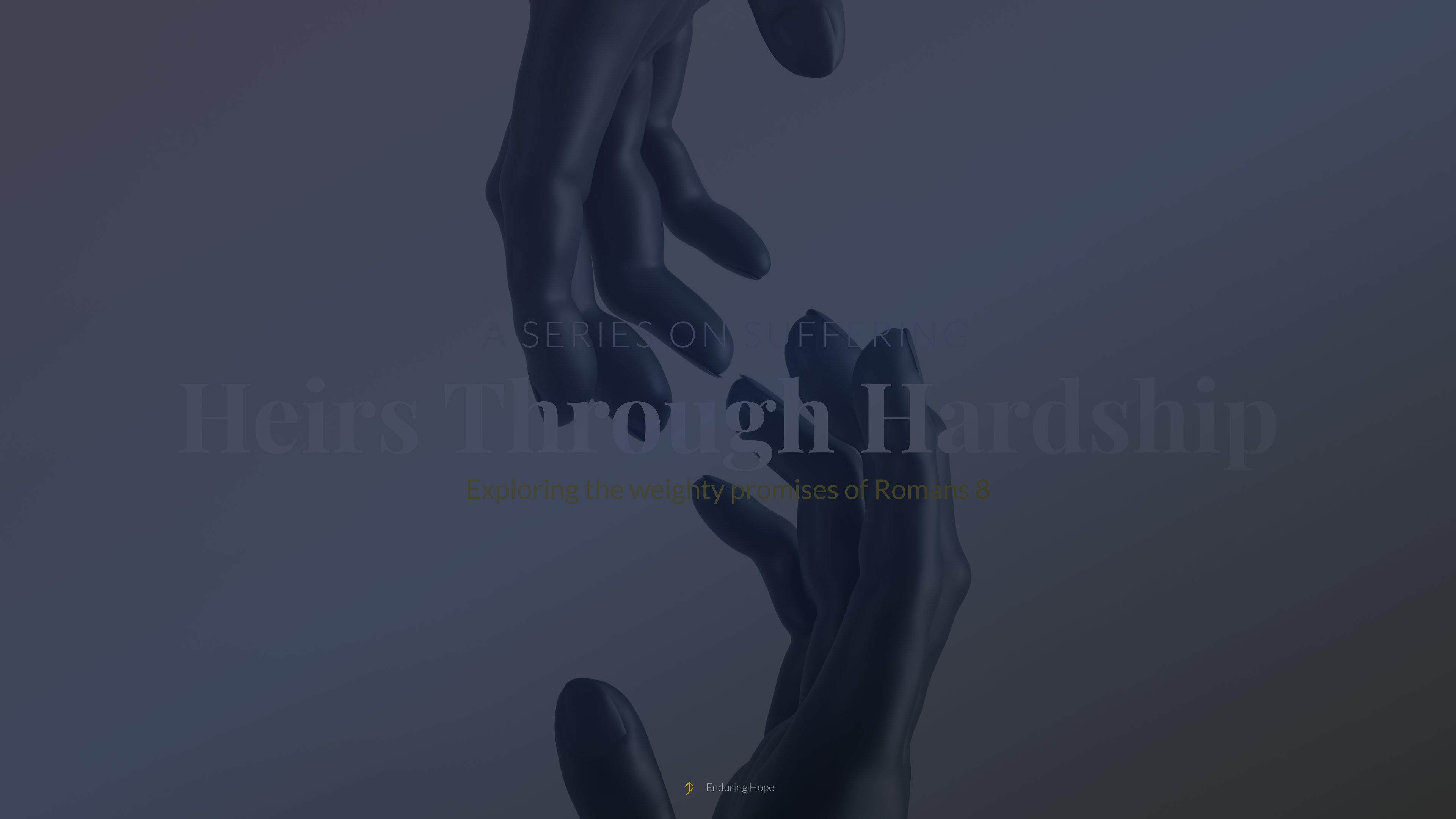 Suffering sermon presentation slides - Slide 1