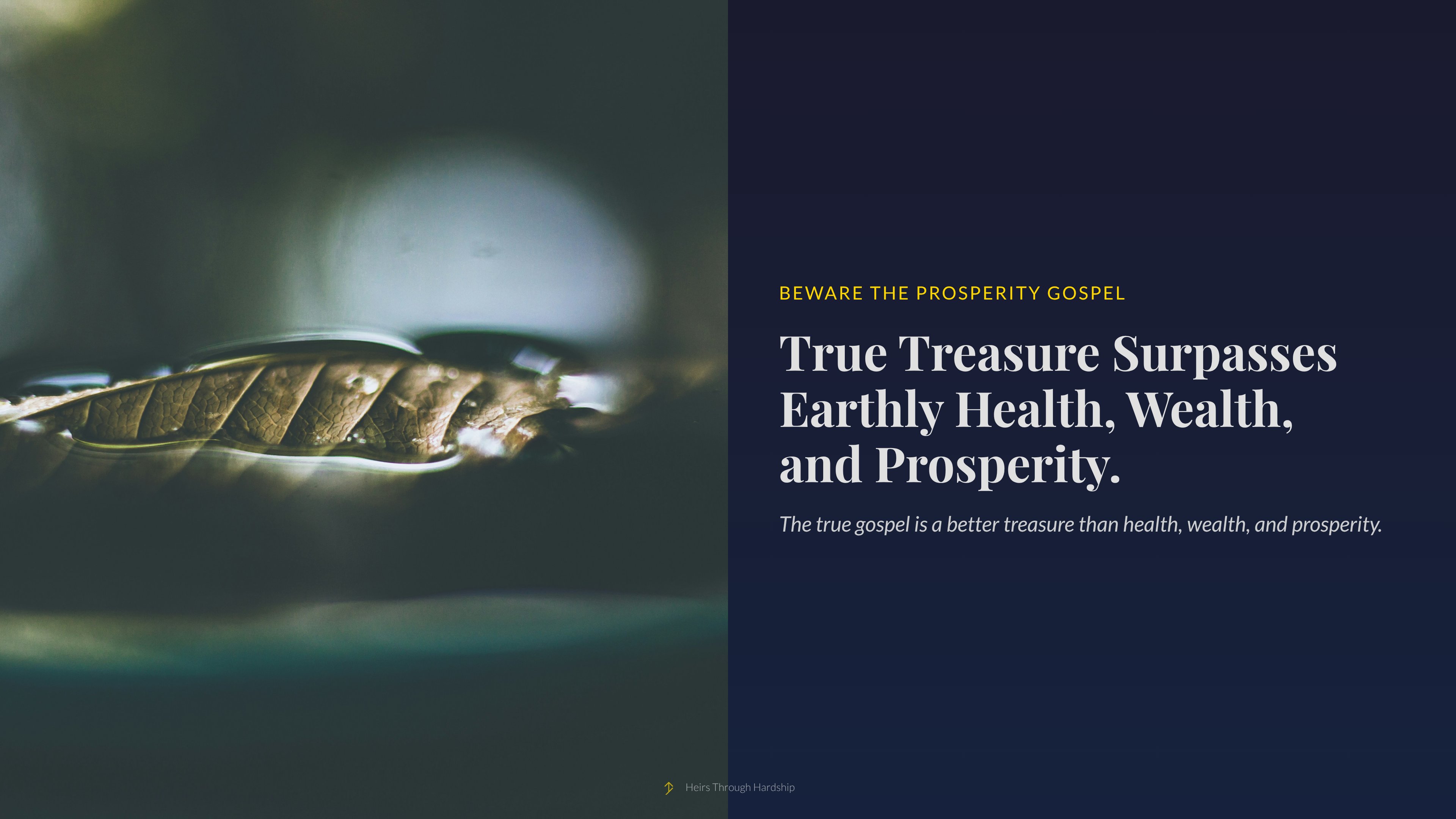 Suffering sermon presentation slides - Slide 3