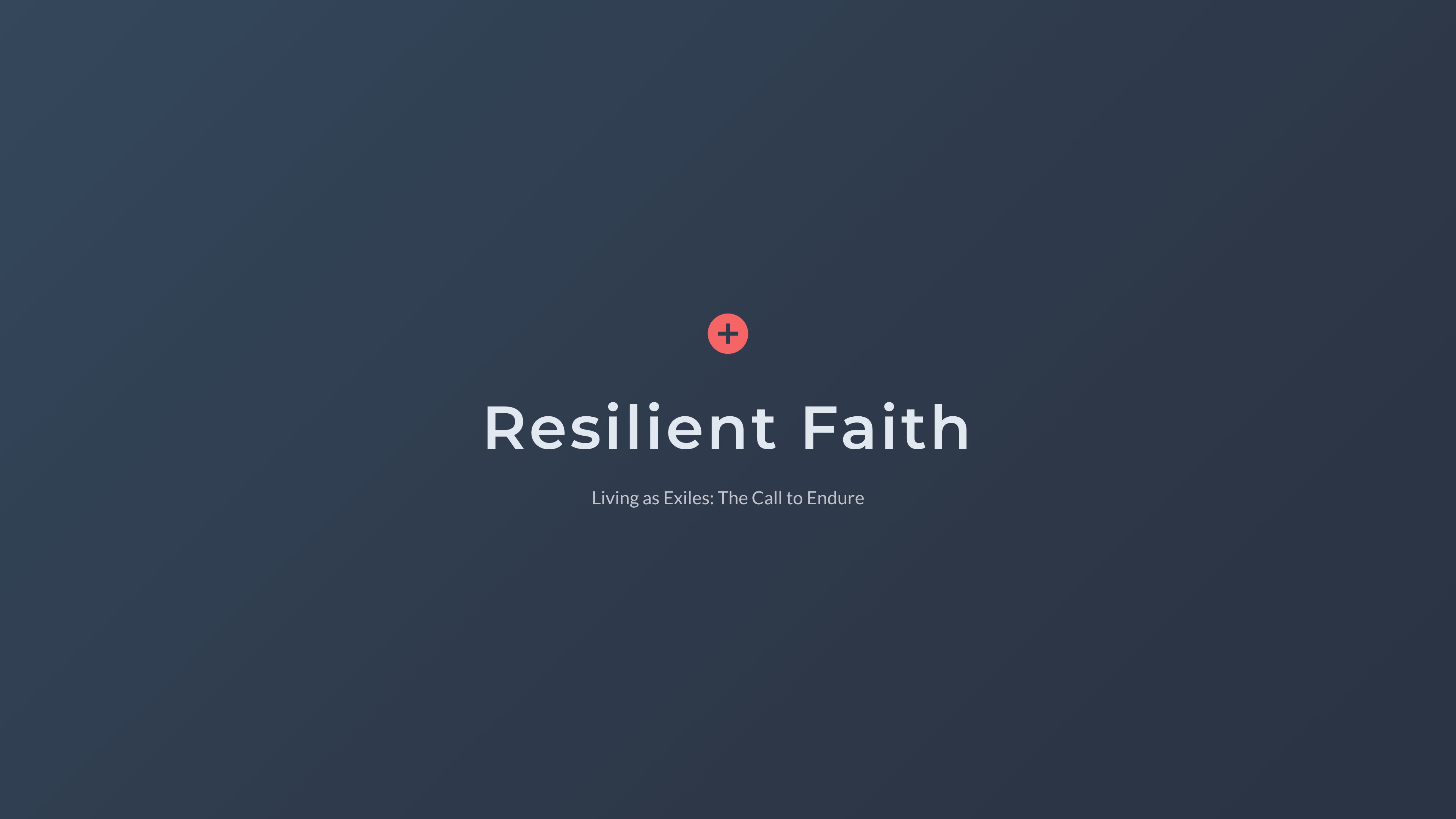 Enduring Suffering with Hope sermon presentation slides - Slide 12