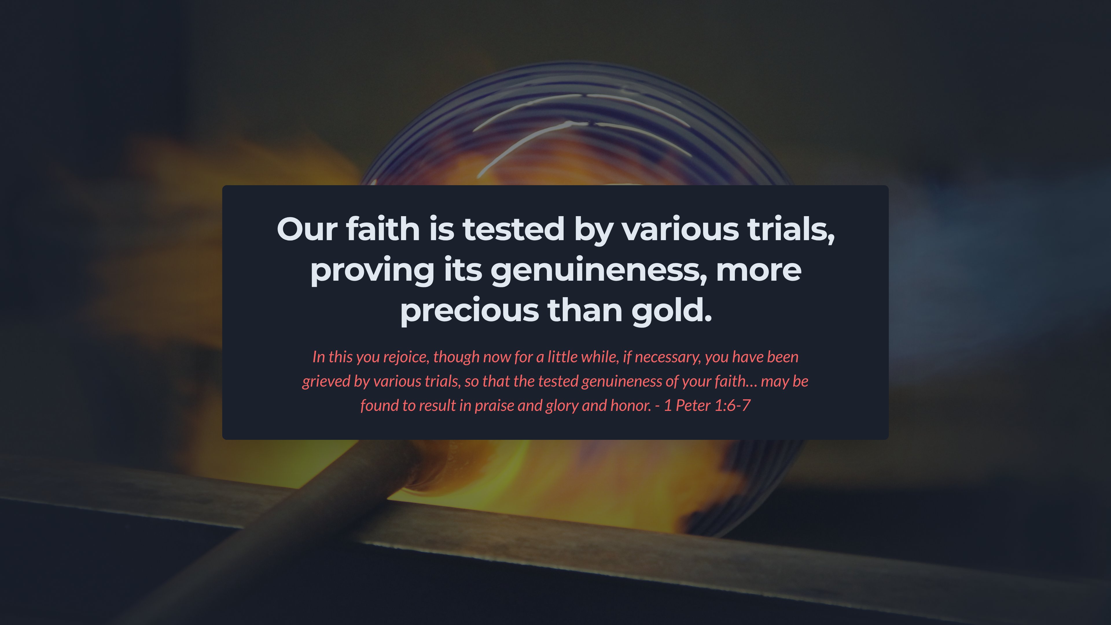 Enduring Suffering with Hope sermon presentation slides - Slide 4