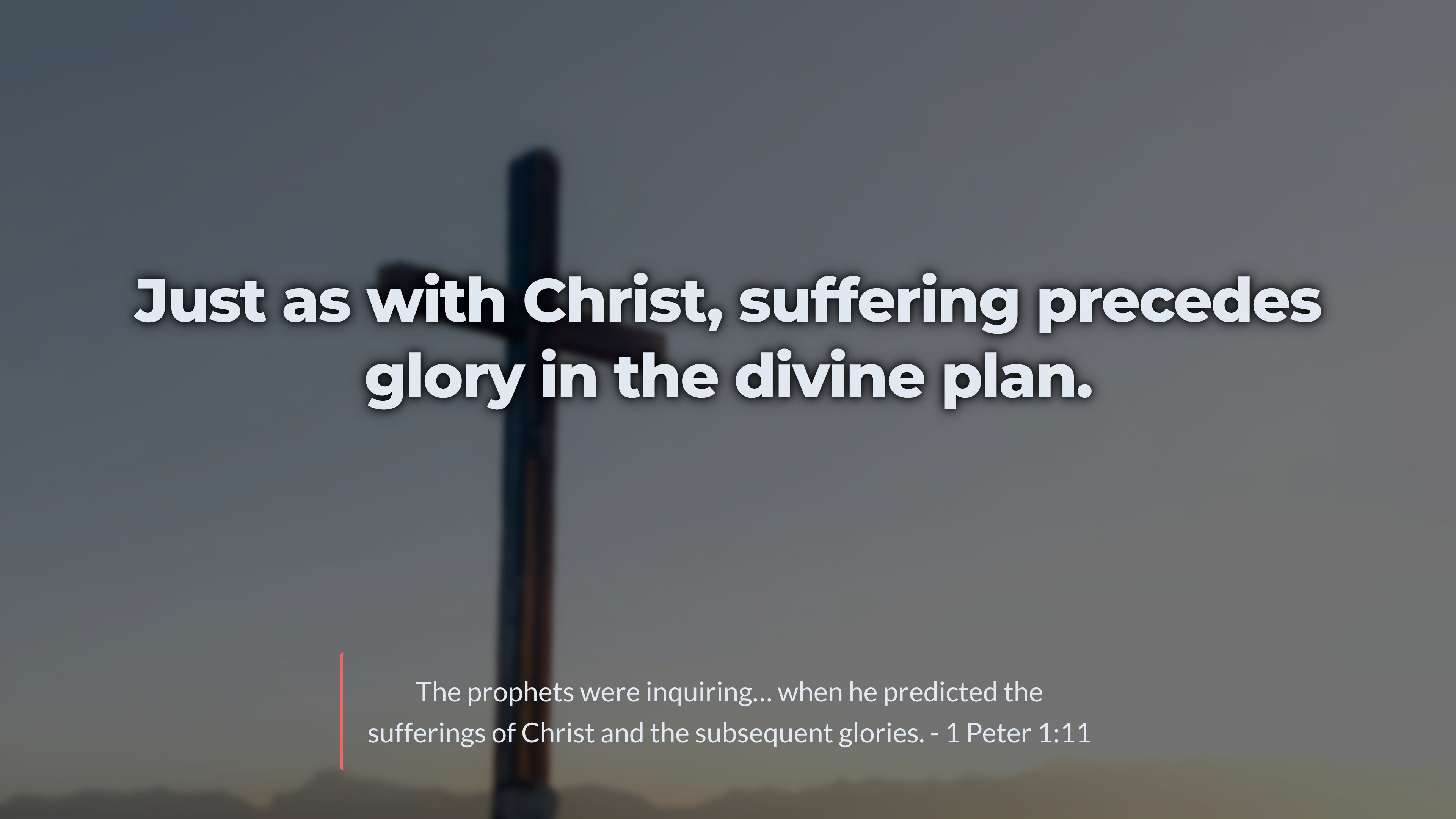 Enduring Suffering with Hope sermon presentation slides - Slide 5