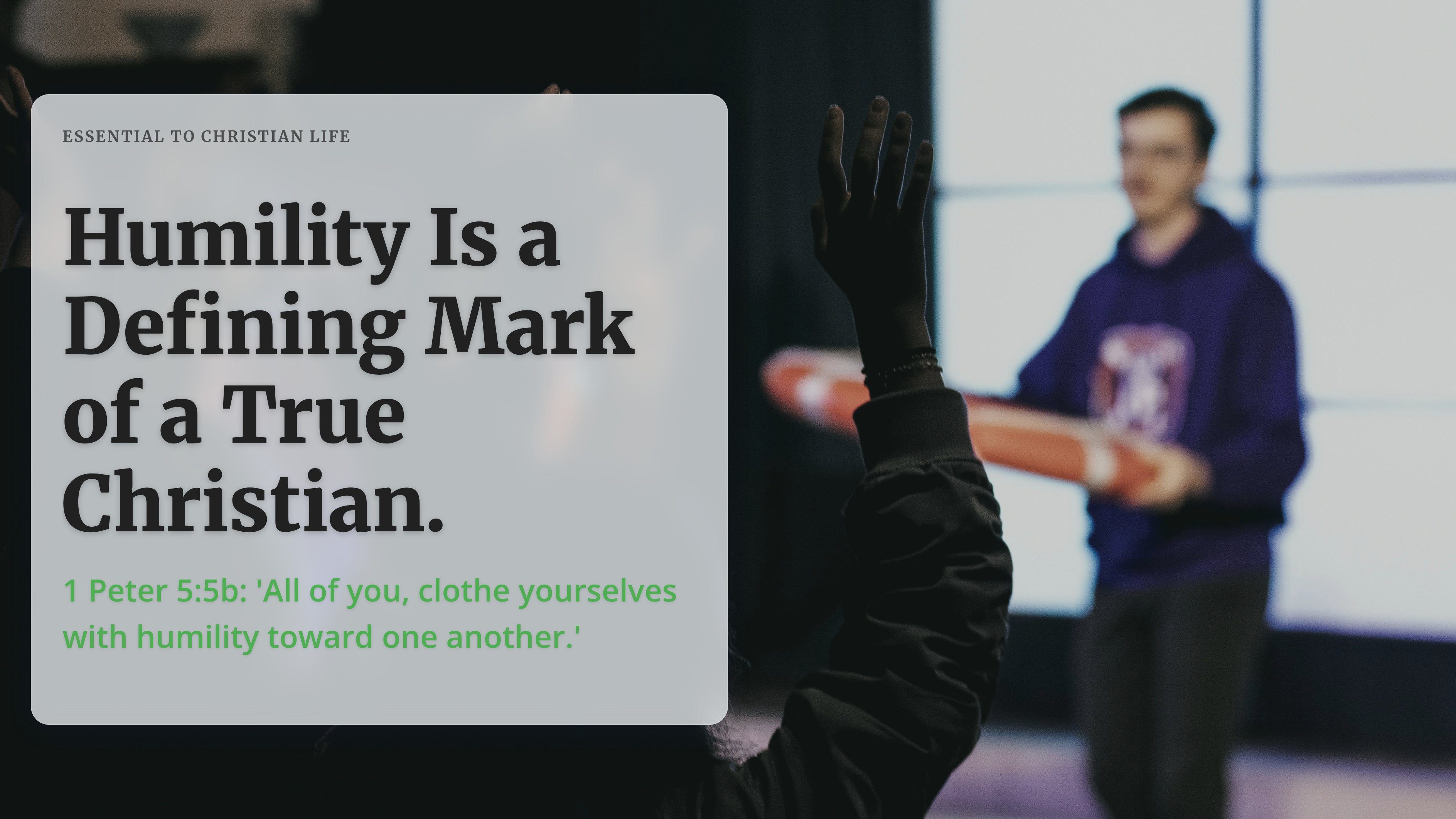 Pride & Humility sermon presentation slides - Slide 3