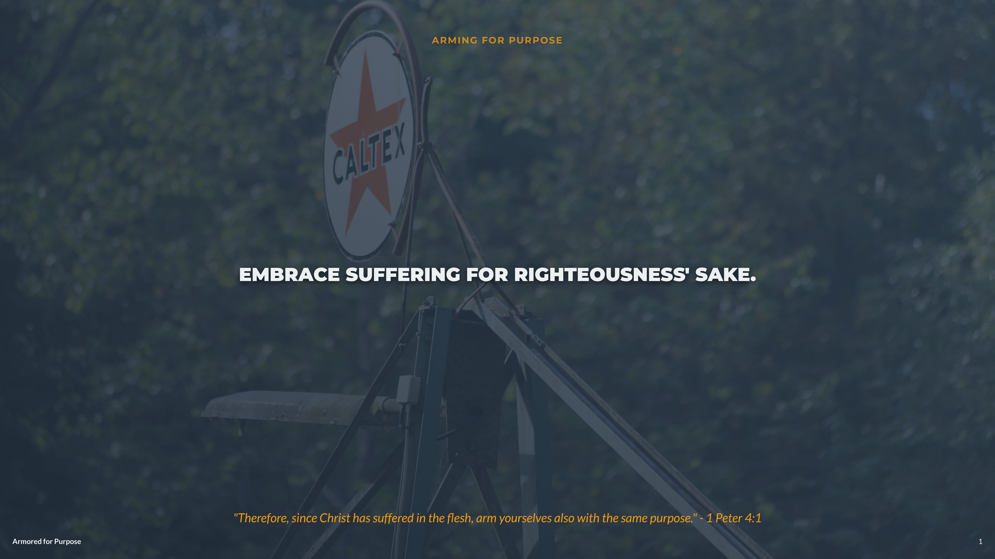 Suffering sermon presentation slides - Slide 2