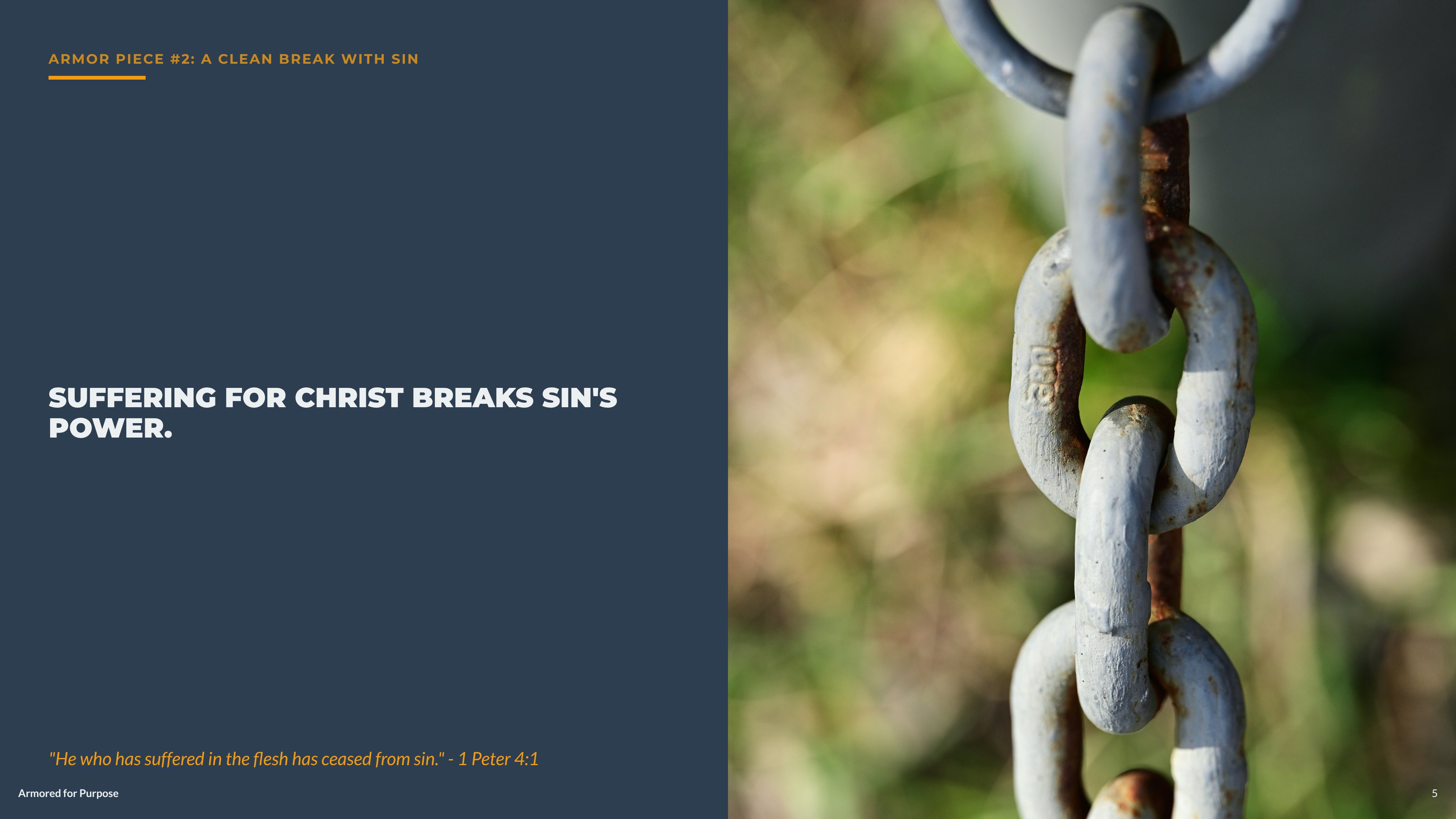 Suffering sermon presentation slides - Slide 6