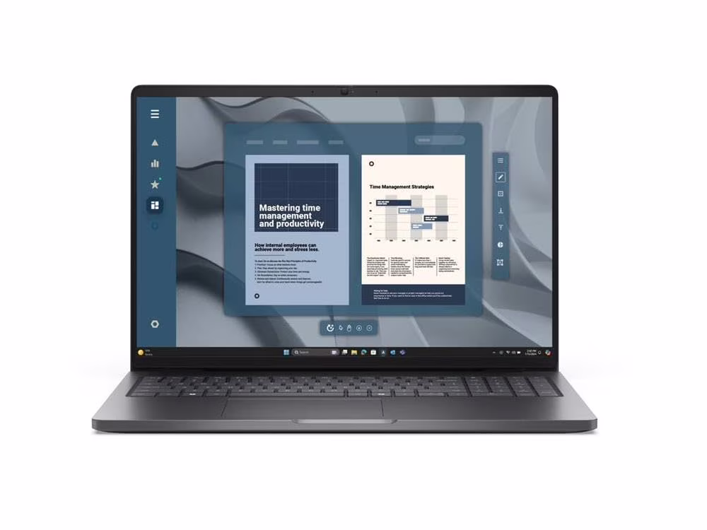 Dell Pro 16" Portátil AMD Ryzen 5 220, 256GB SSD, Windows 11 Pro, PC16255