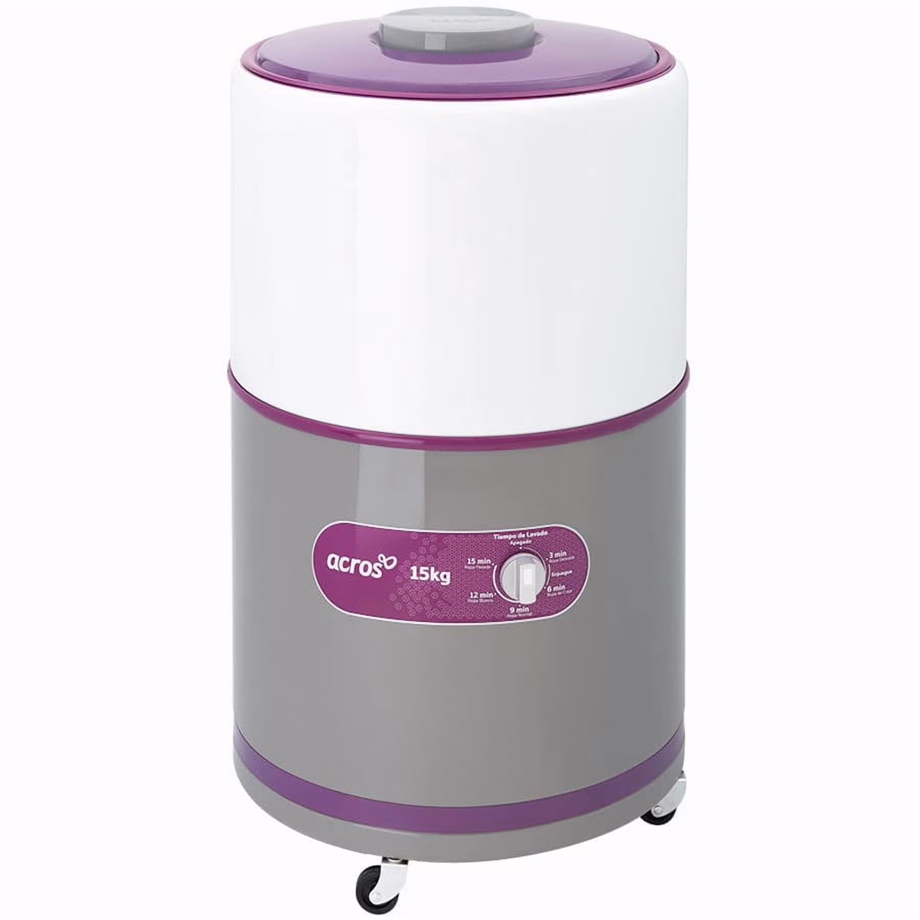 Lavadora Una Tina Acros 15kg Gris ALF1551EG